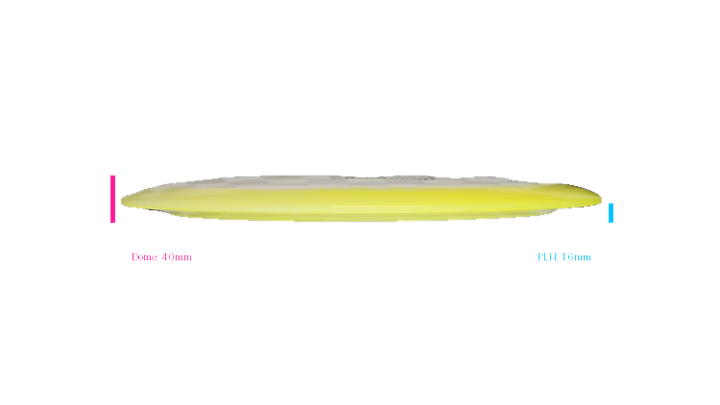 Discmania 2026 BYOP Toxic Crowns Glow Horizon C-Line DD2 Distance Driver Profile View