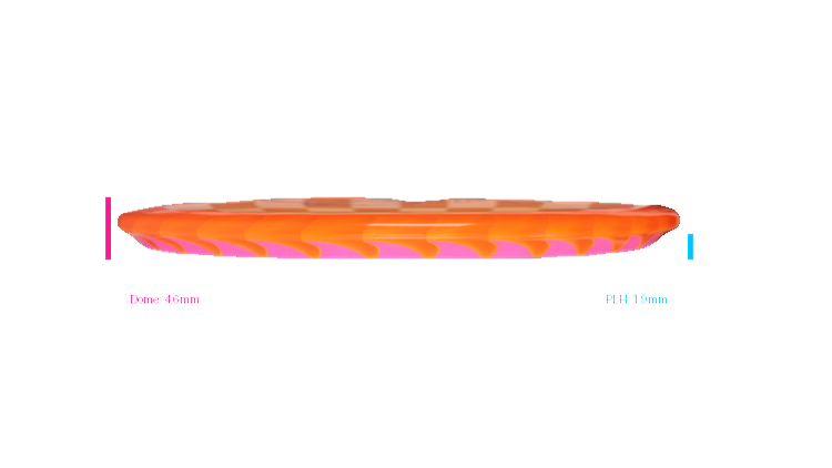 Discraft Fuzed Z Buzzz Midrange Profile View