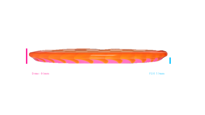 Discraft Fuzed Z Buzzz Midrange Profile View