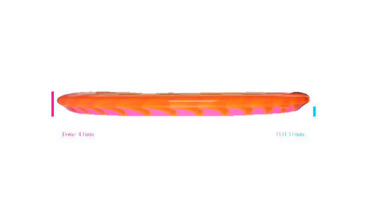 Discraft Fuzed Z Buzzz Midrange Profile View