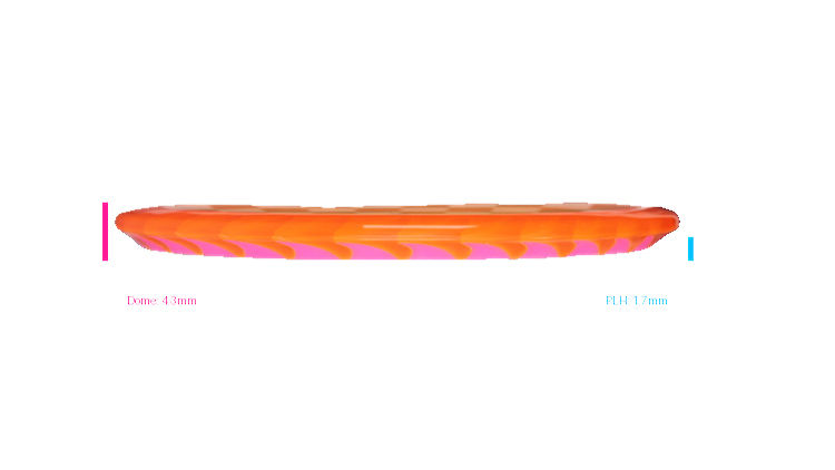 Discraft Fuzed Z Buzzz Midrange Profile View