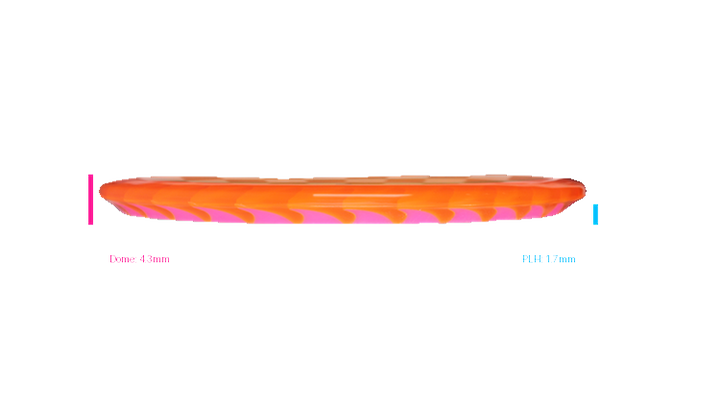 Discraft Fuzed Z Buzzz Midrange Profile View