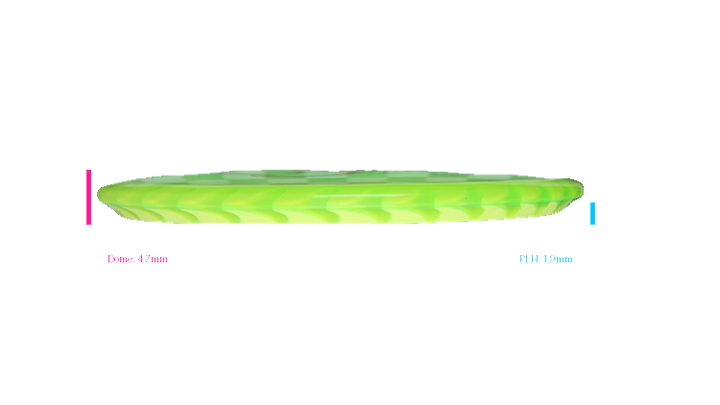 Discraft Fuzed Z Buzzz Midrange Profile View