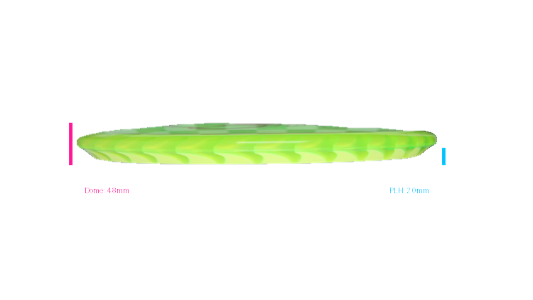 Discraft Fuzed Z Buzzz Midrange Profile View