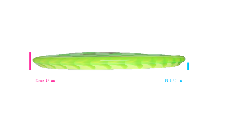 Discraft Fuzed Z Buzzz Midrange Profile View