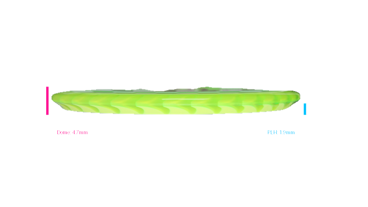 Discraft Fuzed Z Buzzz Midrange Profile View