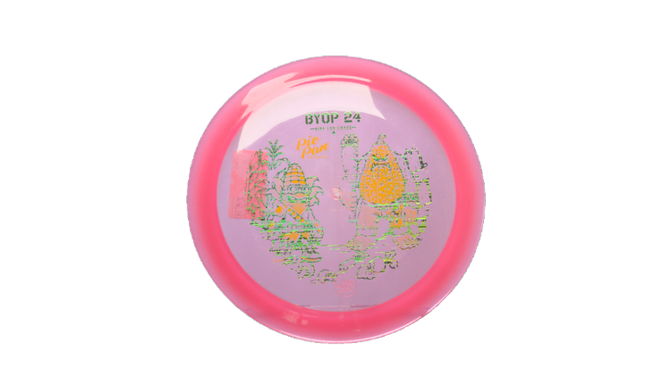 Pie Pan Discs 2026 BYOP Crop Wreckers Sugar Glow Hype Distance Driver Front View