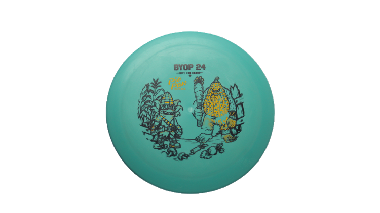 Pie Pan Discs 2026 BYOP Crop Wreckers Stick Butter Hype Distance Driver Front View