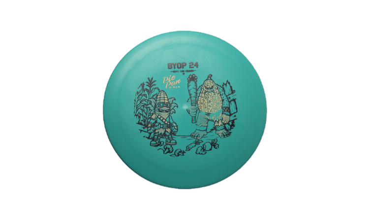 Pie Pan Discs 2026 BYOP Crop Wreckers Stick Butter Hype Distance Driver Front View