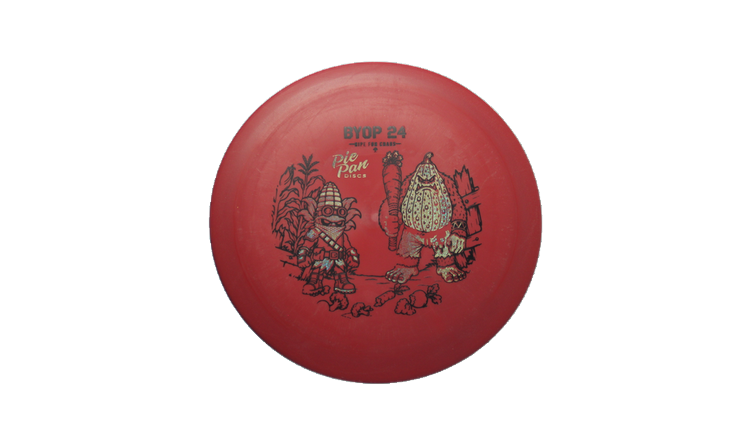 Pie Pan Discs 2026 BYOP Crop Wreckers Stick Butter Hype Distance Driver Front View