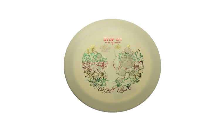 Pie Pan Discs 2026 BYOP Crop Wreckers Stick Butter Glow Hype Distance Driver Front View