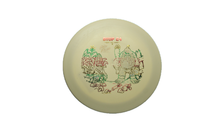 Pie Pan Discs 2026 BYOP Crop Wreckers Stick Butter Glow Hype Distance Driver Front View