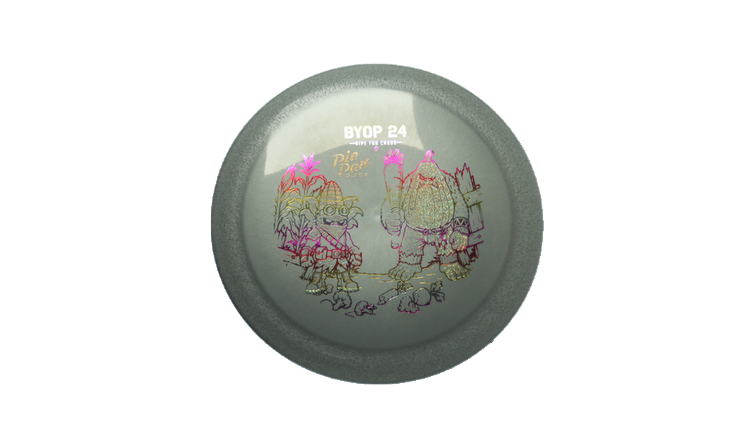 Pie Pan Discs 2026 BYOP Crop Wreckers Puff Hype Distance Driver Front View