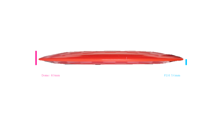 Pie Pan Discs 2026 BYOP Crop Wreckers Cherry Spire Distance Driver Profile View