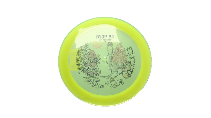 Pie Pan Discs 2026 BYOP Crop Wreckers Cherry Spire Distance Driver Front View