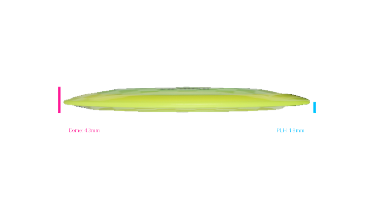 Pie Pan Discs 2026 BYOP Crop Wreckers Cherry Spire Distance Driver Profile View