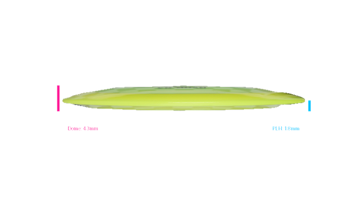 Pie Pan Discs 2026 BYOP Crop Wreckers Cherry Spire Distance Driver Profile View