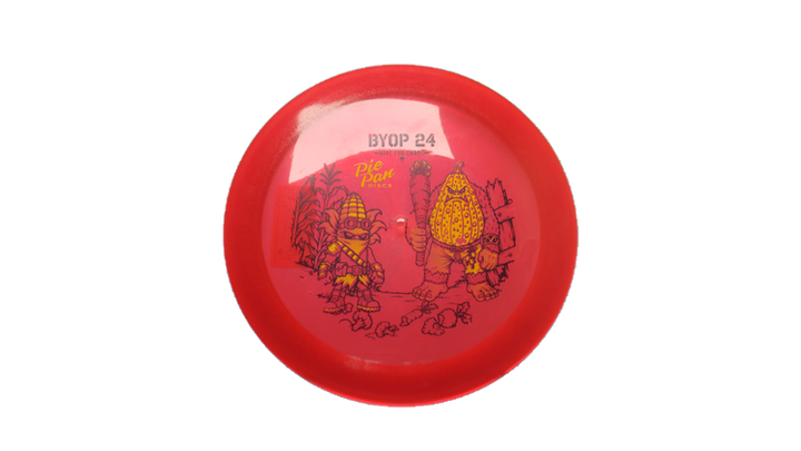 Pie Pan Discs 2026 BYOP Crop Wreckers Cherry Spire Distance Driver Front View