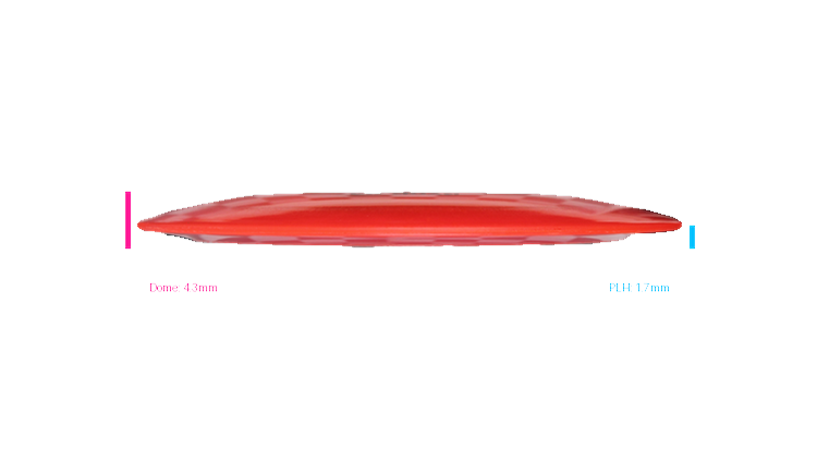 Pie Pan Discs 2026 BYOP Crop Wreckers Cherry Spire Distance Driver Profile View