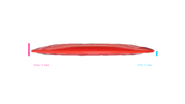 Pie Pan Discs 2026 BYOP Crop Wreckers Cherry Spire Distance Driver Profile View