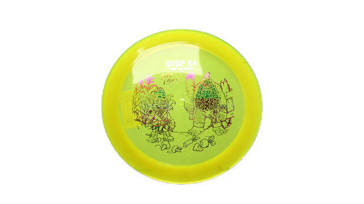 Pie Pan Discs 2026 BYOP Crop Wreckers Cherry Spire Distance Driver Front View