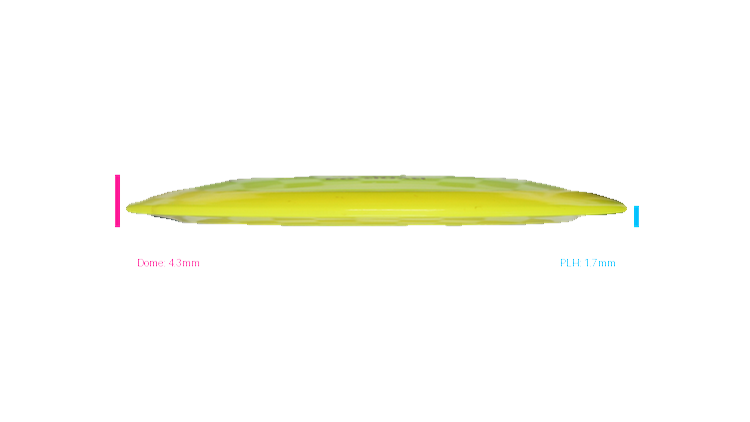 Pie Pan Discs 2026 BYOP Crop Wreckers Cherry Spire Distance Driver Profile View