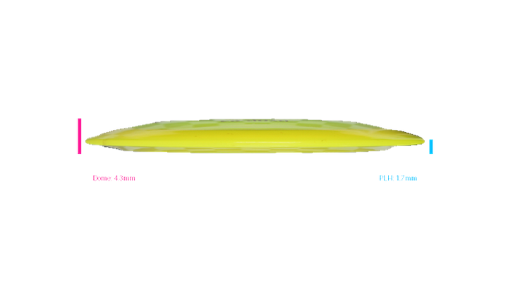Pie Pan Discs 2026 BYOP Crop Wreckers Cherry Spire Distance Driver Profile View