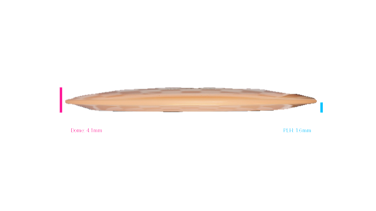 Pie Pan Discs 2026 BYOP Crop Wreckers Cherry Spire Distance Driver Profile View