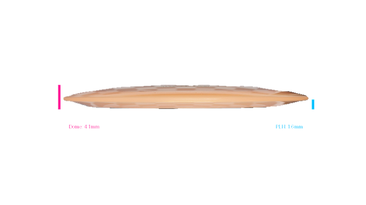 Pie Pan Discs 2026 BYOP Crop Wreckers Cherry Spire Distance Driver Profile View