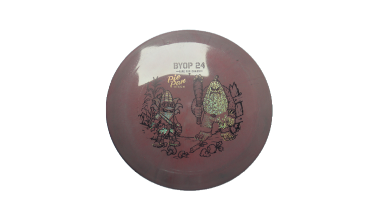 Pie Pan Discs 2026 BYOP Crop Wreckers Baker's Blend Spire Distance Driver Front View