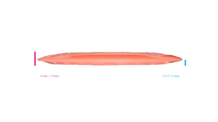 Pie Pan Discs 2026 BYOP Crop Wreckers Cherry Hype Distance Driver Profile View