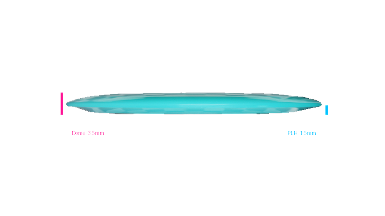 Pie Pan Discs 2026 BYOP Crop Wreckers Cherry Hype Distance Driver Profile View