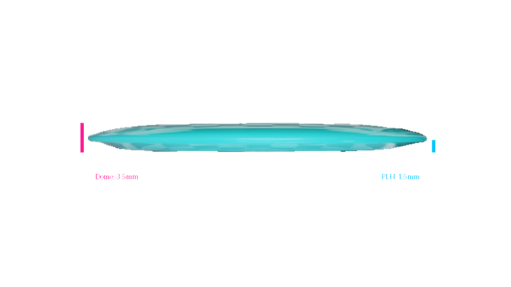 Pie Pan Discs 2026 BYOP Crop Wreckers Cherry Hype Distance Driver Profile View