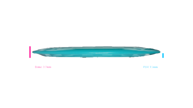 Pie Pan Discs 2026 BYOP Crop Wreckers Cherry Hype Distance Driver Profile View