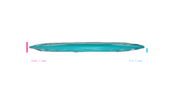 Pie Pan Discs 2026 BYOP Crop Wreckers Cherry Hype Distance Driver Profile View