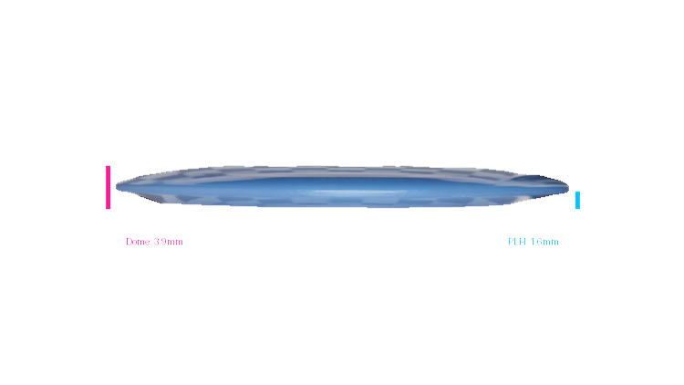 Pie Pan Discs 2026 BYOP Crop Wreckers Cherry Hype Distance Driver Profile View