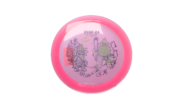 Pie Pan Discs 2026 BYOP Crop Wreckers Cherry Hype Distance Driver Front View
