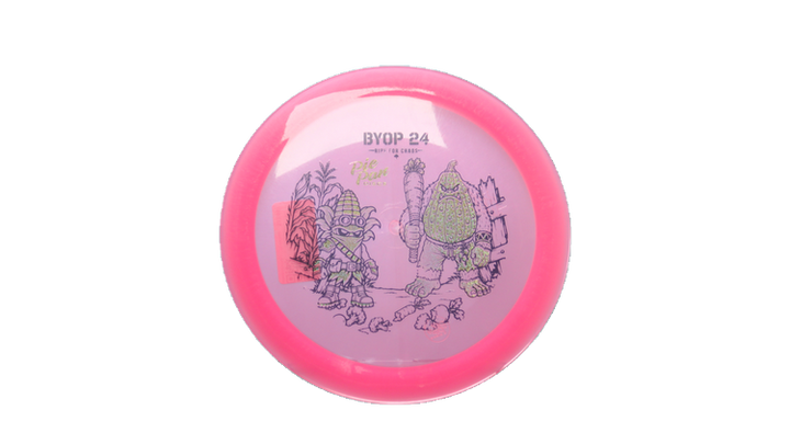 Pie Pan Discs 2026 BYOP Crop Wreckers Cherry Hype Distance Driver Front View