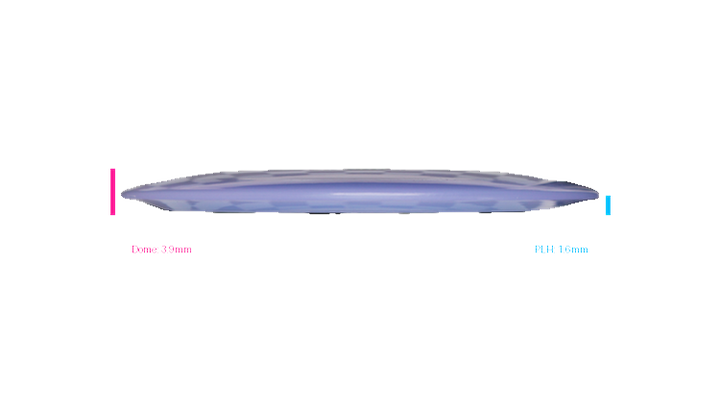 Pie Pan Discs 2026 BYOP Crop Wreckers Cherry Hype Distance Driver Profile View