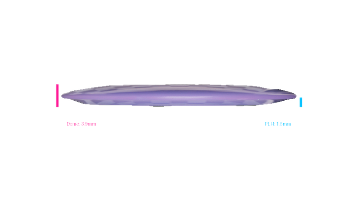 Pie Pan Discs 2026 BYOP Crop Wreckers Cherry Hype Distance Driver Profile View