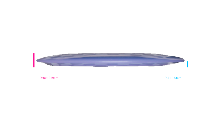 Pie Pan Discs 2026 BYOP Crop Wreckers Cherry Hype Distance Driver Profile View