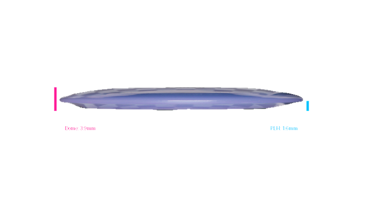 Pie Pan Discs 2026 BYOP Crop Wreckers Cherry Hype Distance Driver Profile View