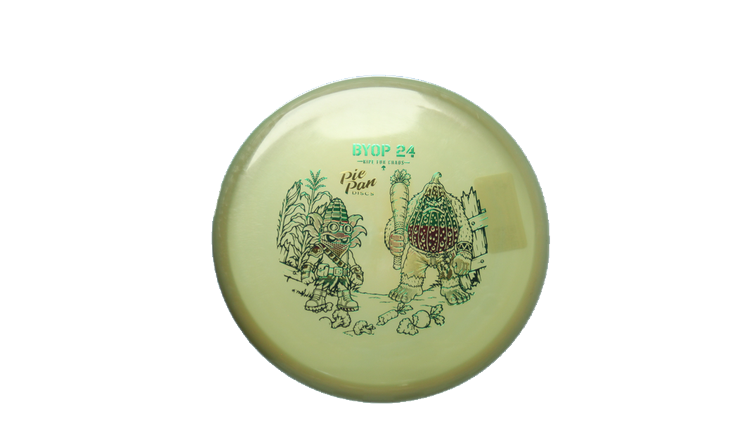 Pie Pan Discs 2026 BYOP Crop Wreckers Cherry Bagger Putter Front View