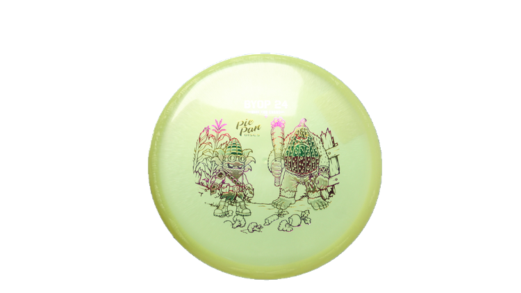 Pie Pan Discs 2026 BYOP Crop Wreckers Cherry Bagger Putter Front View