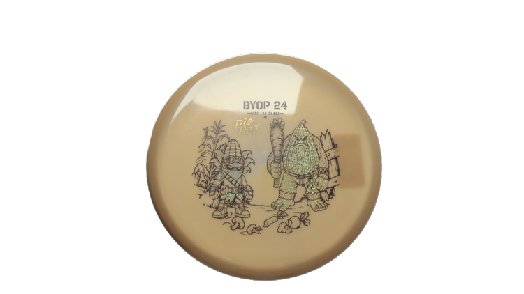 Pie Pan Discs 2026 BYOP Crop Wreckers Baker's Blend Bagger Putter Front View