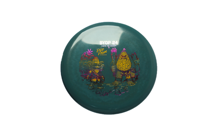 Pie Pan Discs 2026 BYOP Crop Wreckers Baker's Blend Bagger Putter Front View