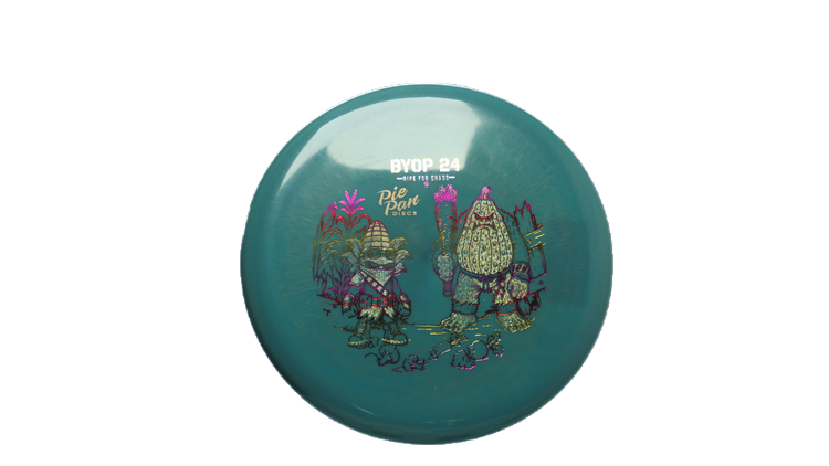 Pie Pan Discs 2026 BYOP Crop Wreckers Baker's Blend Bagger Putter Front View