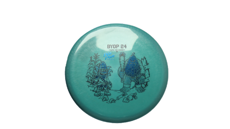 Pie Pan Discs 2026 BYOP Crop Wreckers Baker's Blend Bagger Putter Front View
