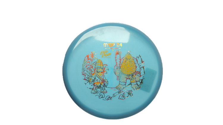 Pie Pan Discs 2026 BYOP Crop Wreckers Baker's Blend Bagger Putter Front View