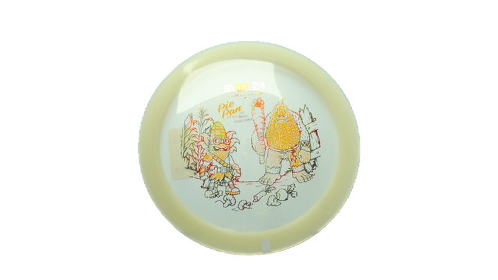 Pie Pan Discs 2026 BYOP Crop Wreckers Pre-Release Cherry Glow Hype Distance Driver Front View